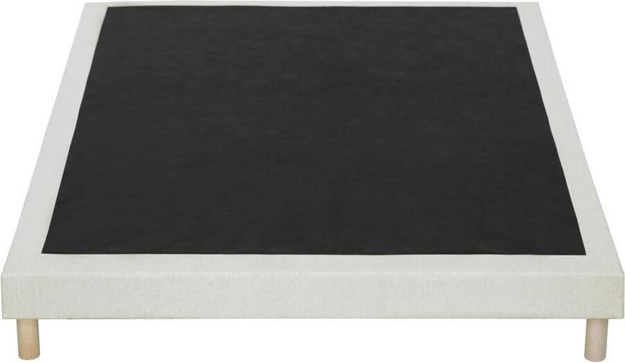 Vente-unique Decoratieve gewatteerde bedbodem 140 x 190 Beige KOZANI van YSMÉE L 190 cm x H 23 cm x D 140 cm