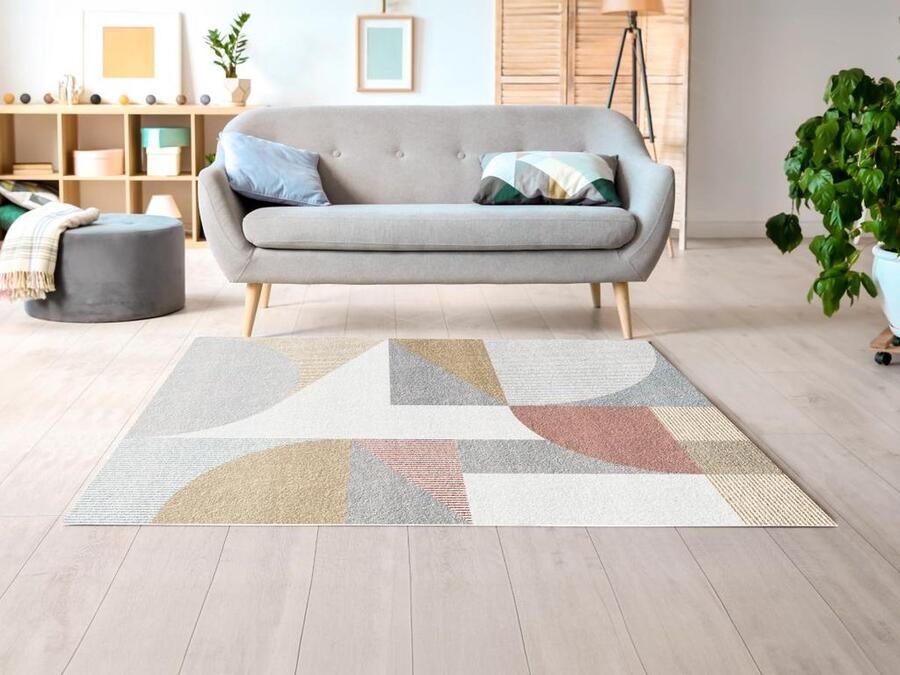 Vente-unique Design-tapijt met abstracte motieven 160 x 230 cm Meerdere kleuren ORION L 230 cm x H 0.9 cm x D 160 cm