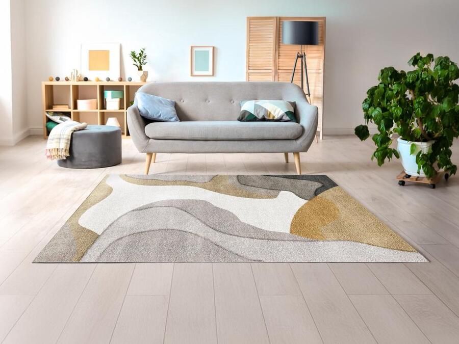 Vente-unique Design-tapijt met abstracte motieven 160 x 230 cm Meerdere kleuren RAVENNE L 230 cm x H 1.6 cm x D 160 cm