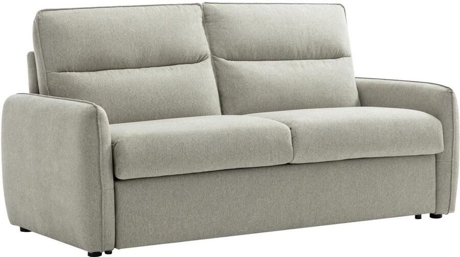 Vente-unique Driezits slaapbank in grijze stof ORELIS