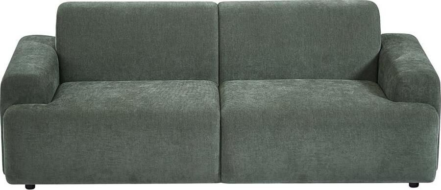 Vente-unique Driezitsbank van groene stof ARFURO L 207 cm x H 71 cm x D 90 cm - Foto 2