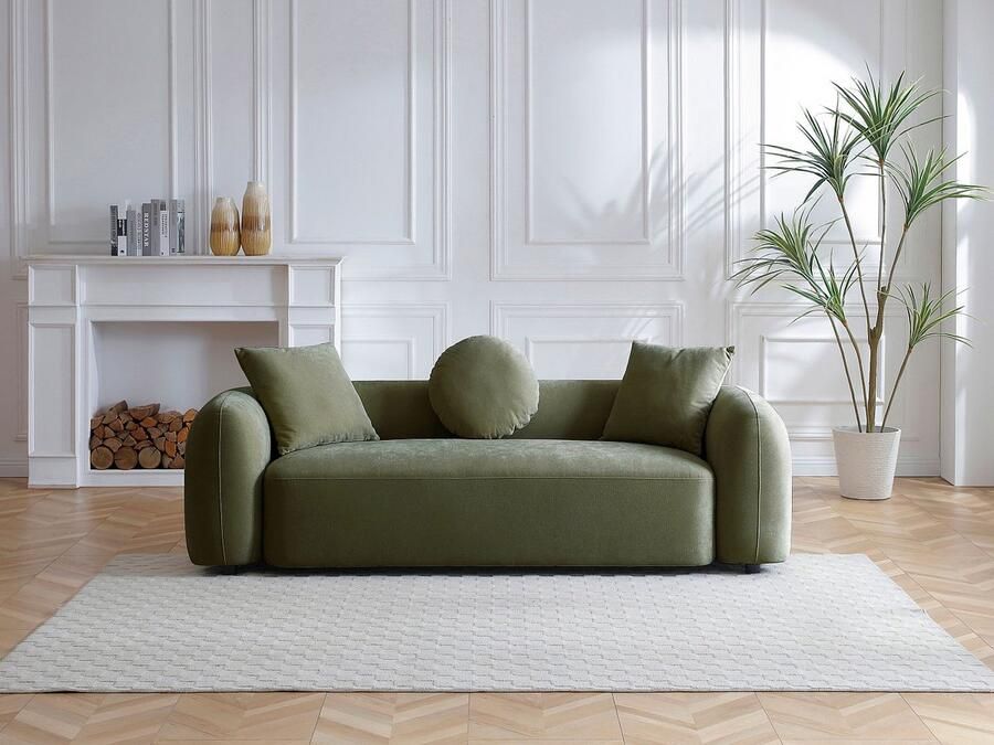 Vente-unique Driezitsbank van stof in groen OXILA - Foto 3
