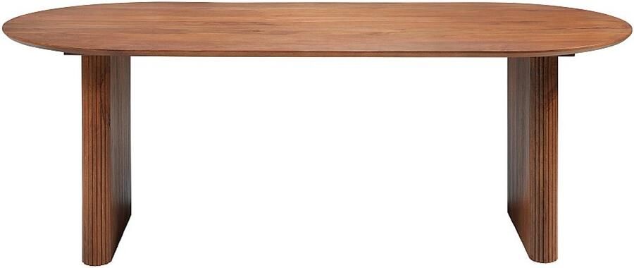 Vente-unique Eettafel 8 plaatsen van mangohout Naturel BALIMELA L 200 cm x H 76 cm x D 100 cm - Foto 3