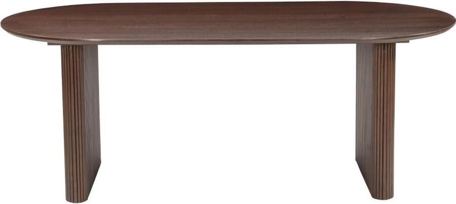 Vente-unique Eettafel 8 plaatsen van mangohout Naturel NEVILI L 200 cm x H 75 cm x D 100 cm