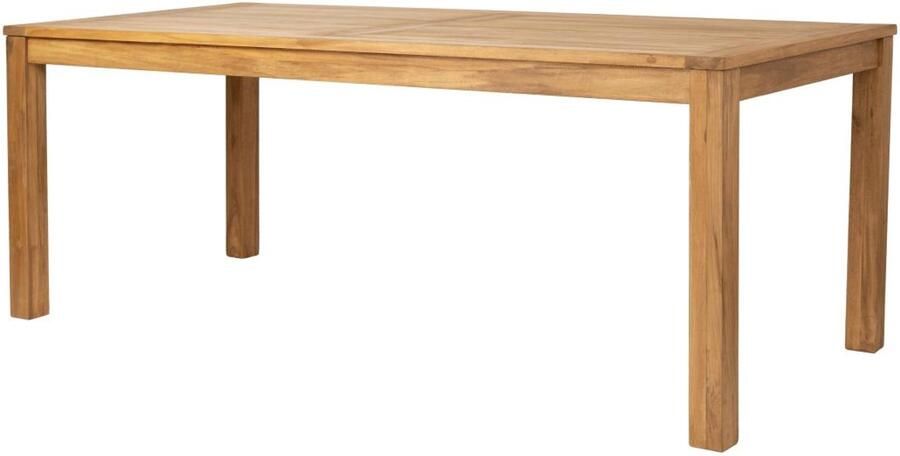 Vente-unique Eettafel 8 plaatsen van teakhout Naturel AMILA L 200 cm x H 75 cm x D 90 cm - Foto 2