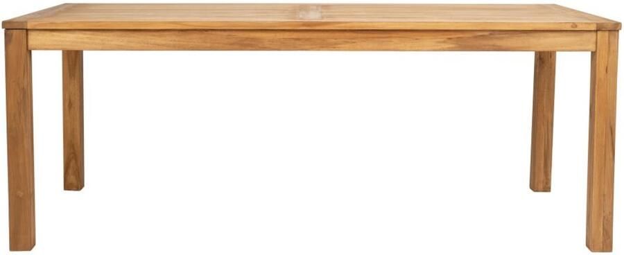 Vente-unique Eettafel 8 plaatsen van teakhout Naturel AMILA L 200 cm x H 75 cm x D 90 cm