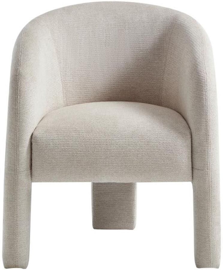 Vente-unique Fauteuil in beige stof ZELUVA