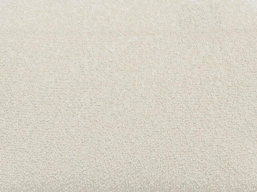 Vente-unique Fauteuil van beige boucléstof NOUMARA L 70 cm x H 80 cm x D 95 cm - Foto 4