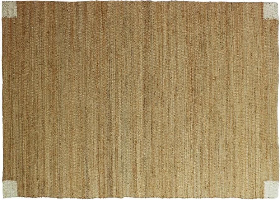 Vente-unique Handgevlochten tapijt van jute 200 x 290 cm Naturel ARAYA L 290 cm x H 0.7 cm x D 200 cm
