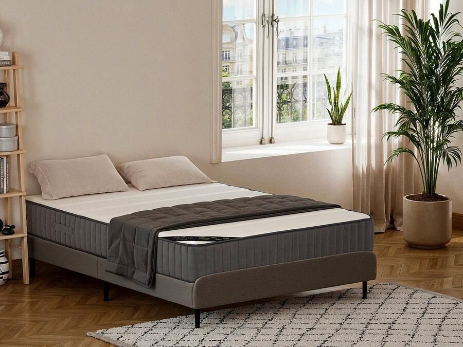 Vente-unique Hybride matras 120 x 190 cm met pocketveren met 7 zones en zeer veerkrachtig schuim dikte 26 cm AUDACE van PALACIO L 190 cm x H 26 cm x D 120 cm - Foto 3