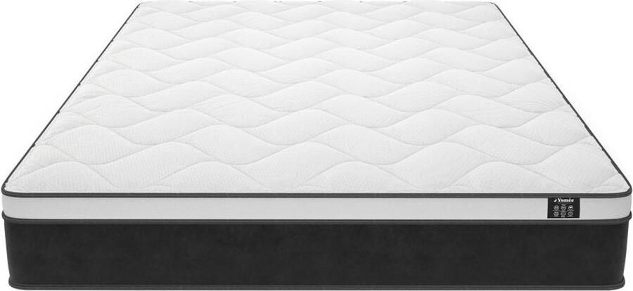 Vente-unique Hybride matras 160 x 200 cm met pocketveren en vormgeheugen dikte 25 cm ASTRIA Art Collection van YSMÉE L 200 cm x H 25 cm x D 160 cm - Foto 2