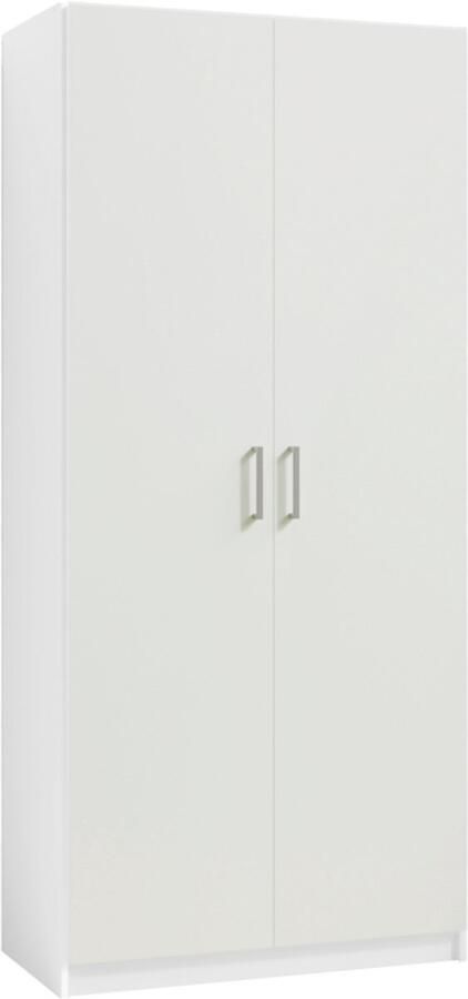 Vente-unique Kast met 2 deuren L92 cm Wit BELOMY L 91 cm x H 197.5 cm x D 53.5 cm