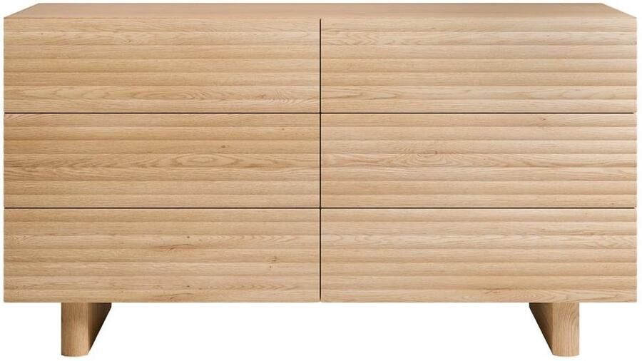 Vente-unique Ladekast met 6 lades MDF houtlook LUDIMA L 150 cm x H 81.3 cm x D 41.8 cm