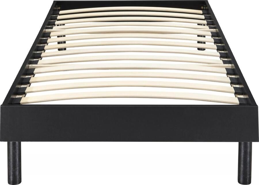 Vente-unique Lattenbodem 90 x 190 cm Zwart MUCHIGAN van YSMÉE L 194 cm x H 33 cm x D 94 cm