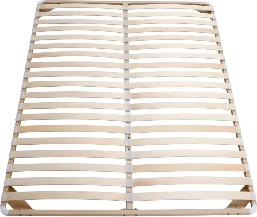 Vente-unique Lattenbodem te monteren 160 x 200 cm 2 x 19 latten zonder poten beige KALISTA van YSMÉE L 198 cm x H 5 cm x D 158 cm