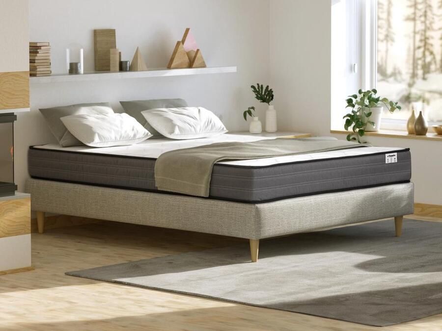 Vente-unique Matras 140 x 200 cm pocketveren 20 cm dik AMBRACIE van YSMÉE L 200 cm x H 20 cm x D 140 cm