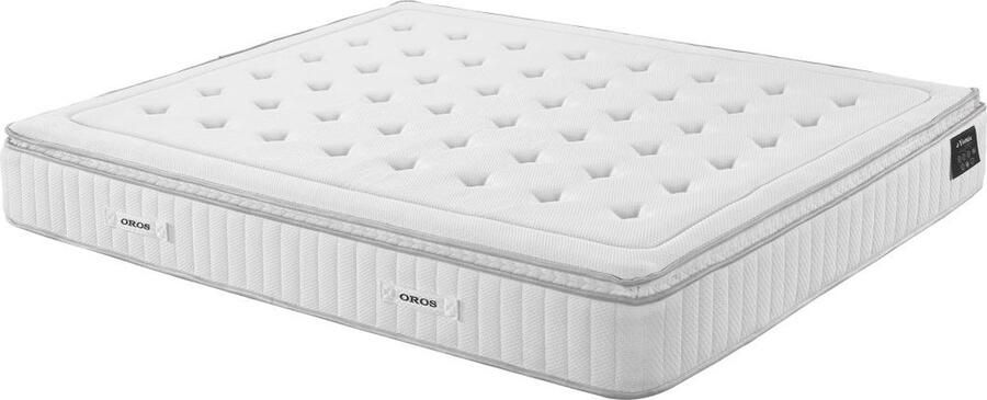 Ysmée Hôtel Matras – 140 x 190 cm – Brandwerend – Pocketveren – 5 comfortzones – Geheugenschuim – Met geïntegreerde topmatras – Dikte: 28 cm – OROS van YSMÉE HÔTEL L 190 cm x H 28 cm x D 140 cm