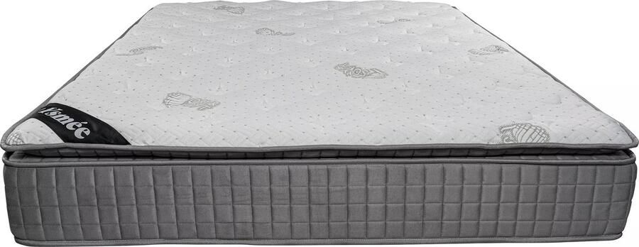 Vente-unique Matras 140 x 190 cm met pocketveren met 7 comfortzones en schuim met vormgeheugen van 28 cm dik MARANI van YSMÉE L 190 cm x H 28 cm x D 140 cm - Foto 2