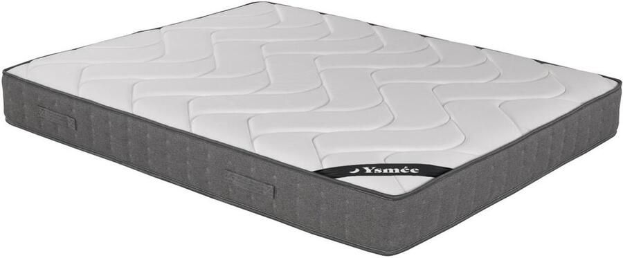 Vente-unique Matras 140 x 200 cm met pocketveren met 5 zones en vormgeheugen dikte 23 cm BABYLONE van YSMÉE L 200 cm x H 23 cm x D 140 cm