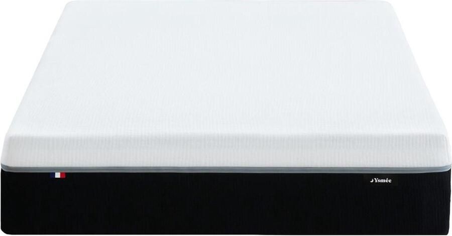 Vente-unique Matras 140 x 190 cm brandwerend pocketveren 7 comfortzones en schuim met vormgeheugen van 29 cm dik SIVA van YSMÉE L 190 cm x H 29 cm x D 140 cm