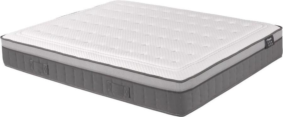 Vente-unique Matras 160 x 200 cm met 7 zones met pocketveren en schuim met vormgeheugen dikte 30 cm ASGARD van DREAMEA L 200 cm x H 30 cm x D 160 cm - Foto 2