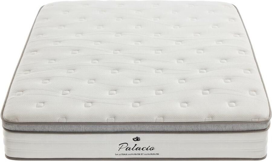 Vente-unique Matras 180 x 200 cm met pocketveren 7 zones TPE toplaag dikte 28cm ONEBIA van PALACIO L 200 cm x H 28 cm x D 180 cm