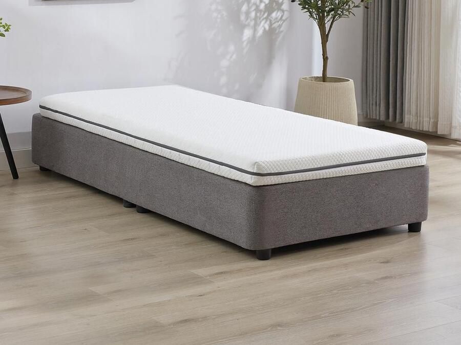 Vente-unique Matras – 90 x 190 cm – Kern van schuim met afneembare tijk – 10 cm dik – NASUS van DREAMEA L 190 cm x H 10 cm x D 90 cm