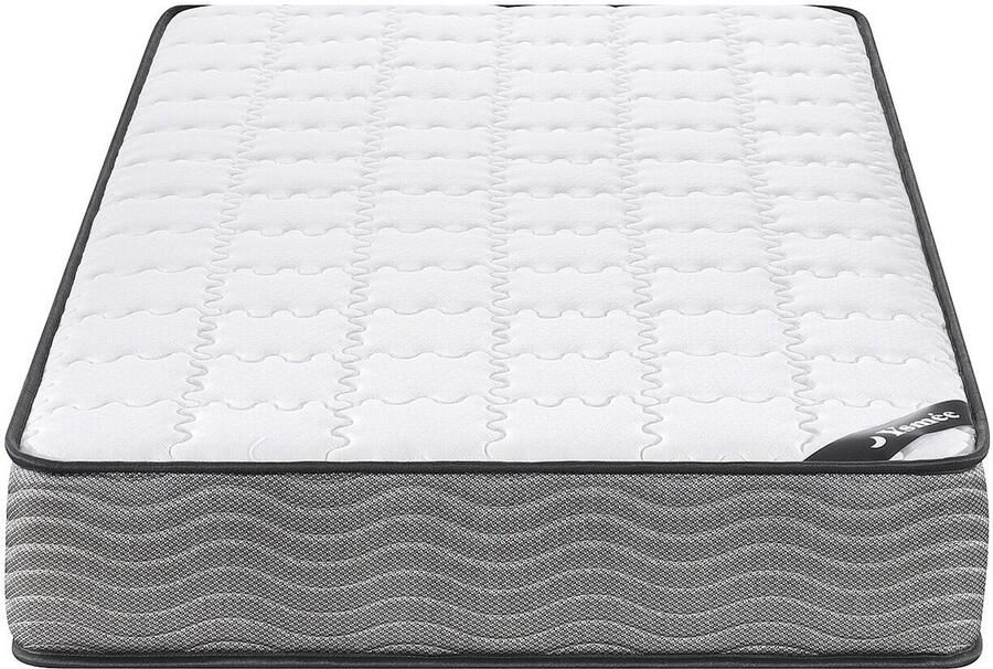 Vente-unique Matras 90 x 190 cm met pocketveren en tijk dikte 19 cm KIJAL van YSMÉE L 190 cm x H 19 cm x D 90 cm