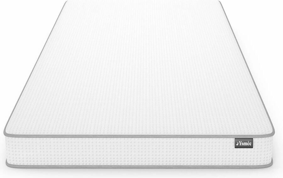 Vente-unique Matras 90 x 190 cm schuim 12 cm dik ASTYANAX II van YSMÉE L 190 cm x H 12 cm x D 90 cm