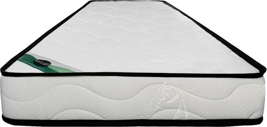 Vente-unique Matras 90 x 190 cm van schuim en tijk van bamboe dikte 15 cm KANANI van NATUREA L 190 cm x H 15 cm x D 90 cm - Foto 2