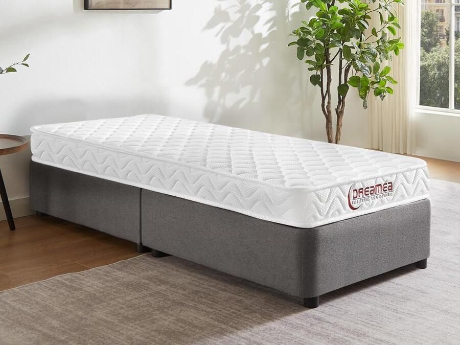 DREAMEA Vente-unique Schuimmatras met vormgeheugen PELOPS van dikte 15 cm 90 x 200 cm L 200 cm x H 15 cm x D 90 cm - Foto 2