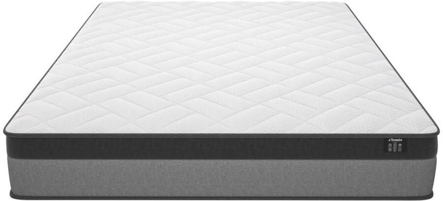 DREAMEA Vente-unique Matras met pocketveren en vormgeheugen ILLUSION van dikte 24 cm 140x190 cm L 190 cm x H 24 cm x D 140 cm