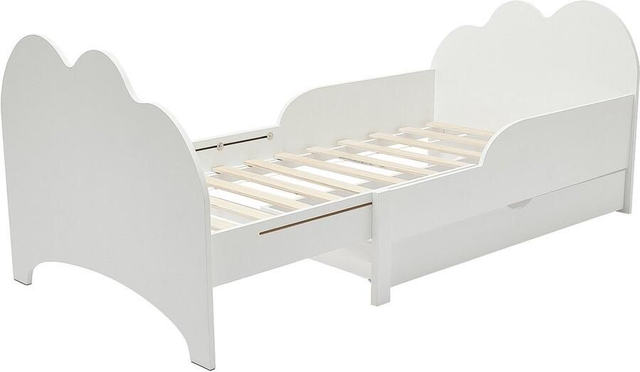 Vente-unique Meegroeibed hout wit 90 x 140 cm 90 x 200 cm - Foto 3
