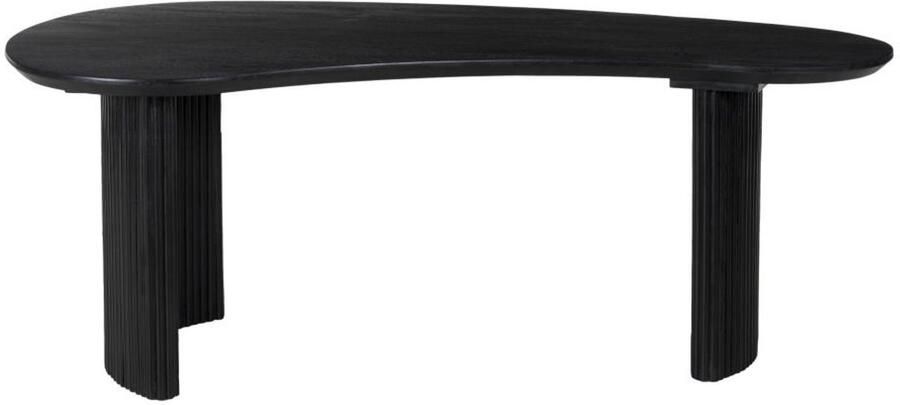 Vente-unique Salontafel van mangohout Zwart TAMENIA van Maison Céphy - Foto 2