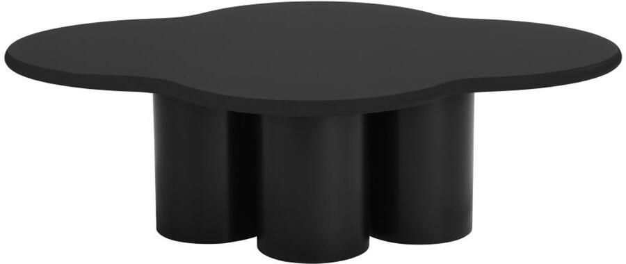 Vente-unique Salontafel van mdf Zwart YAVINA L 110 cm x H 34 cm x D 80 cm - Foto 2