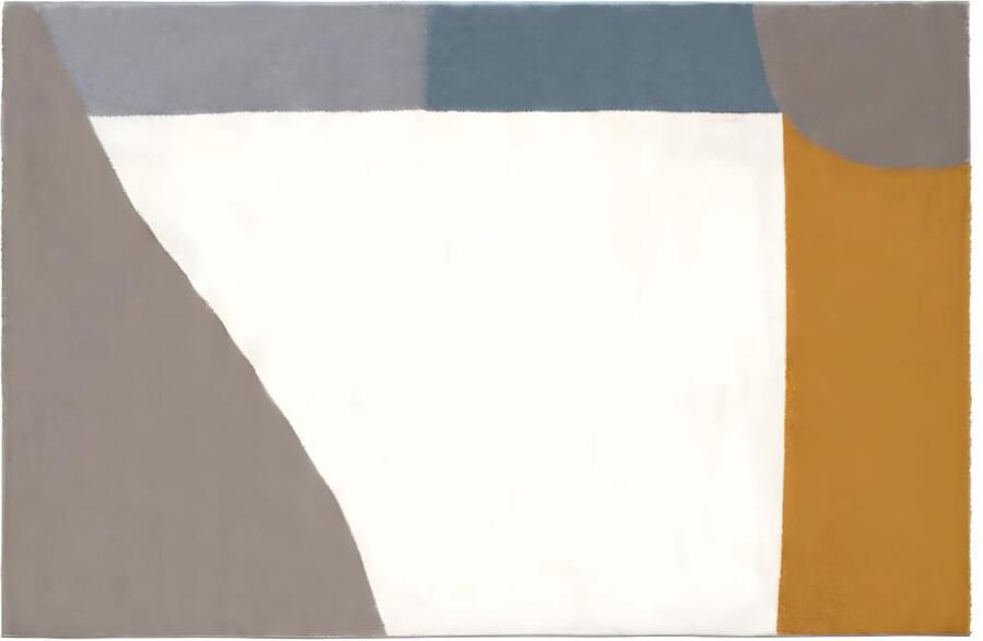 Vente-unique Scandinavisch geometrisch tapijt 120 x 170 cm Meerdere kleuren SARIA L 170 cm x H 1.1 cm x D 120 cm