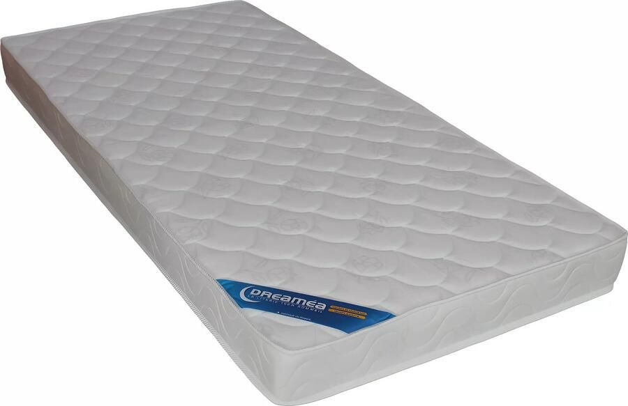 DREAMEA Vente-unique Schuimmatras 80 x 200 cm dikte 15 cm ZEUS van YSMÉE L 190 cm x H 15 cm x D 80 cm