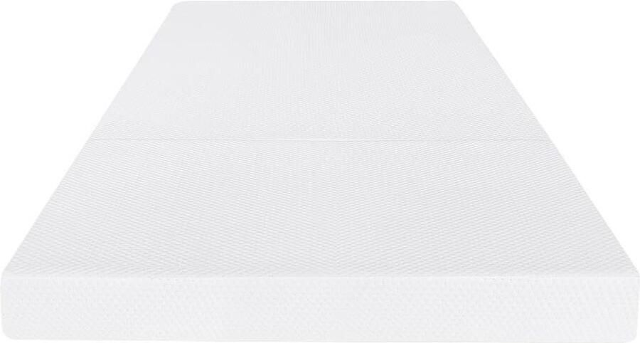Vente-unique Schuimmatras 90x140|190cm meegroeibed dikte 10cm AQUILON van DREAMEA L 190 cm x H 10 cm x D 90 cm