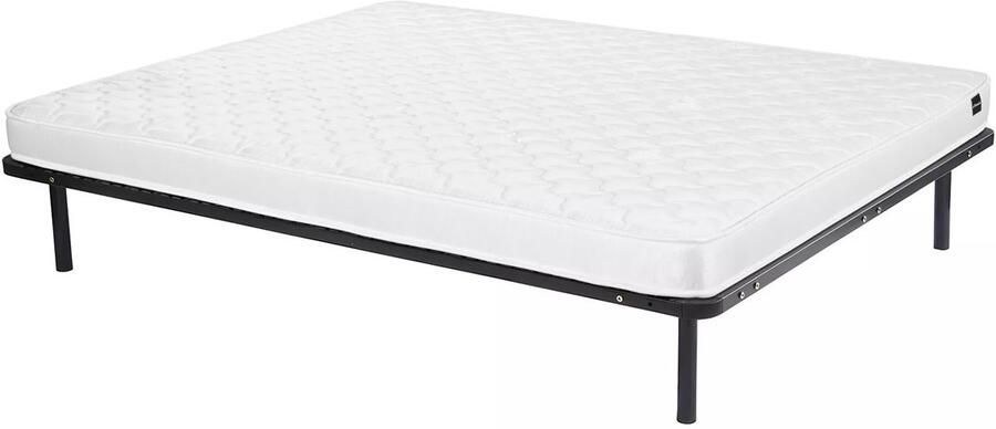 Vente-unique Set 120 x 200 cm lattenbodem + matras van schuim van 15 cm dik DANAE II van YSMÉE L 200 cm x H 25 cm x D 120 cm
