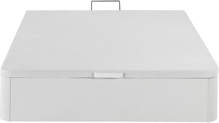 Vente-unique Bedset 160 x 200 cm Witte bedbodem met opbergruimte + matras van schuim met hoge dichtheid HEAVEN van DREAMEA L 200 cm x H 30 cm x D 160 cm - Foto 3