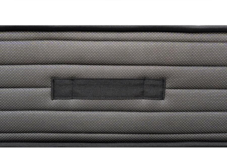 Vente-unique Set 180 x 200 cm bedbodem met opbergruimte wit + matras van schuim en tijk van bamboe van 25 cm dik BERENDI van NATUREA L 200 cm x H 30 cm x D 180 cm - Foto 3