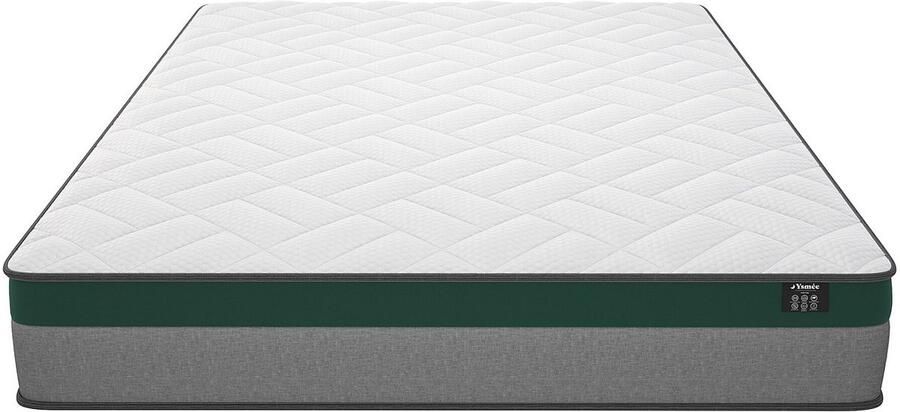 Vente-unique Set lattenbodem en matras met pocketveren dikte 22cm PRESTIGE van YSMÉE 140 x 190 cm L 190 cm x H 25 cm x D 140 cm - Foto 9