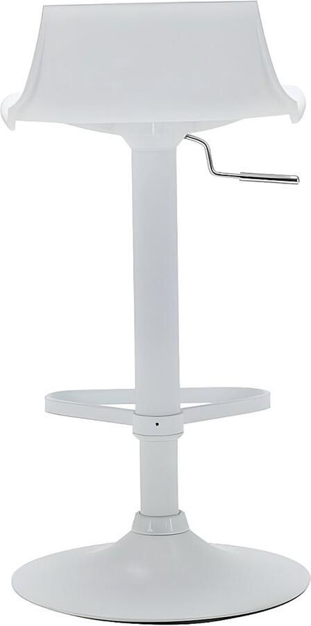 Vente-unique Set van 2 barkrukken CALAS Polypropyleen wit L 45 cm x H 95.5 cm x D 45 cm - Foto 5