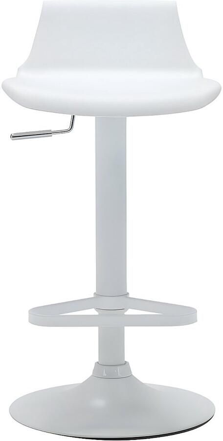 Vente-unique Set van 2 barkrukken CALAS Polypropyleen wit L 45 cm x H 95.5 cm x D 45 cm - Foto 4