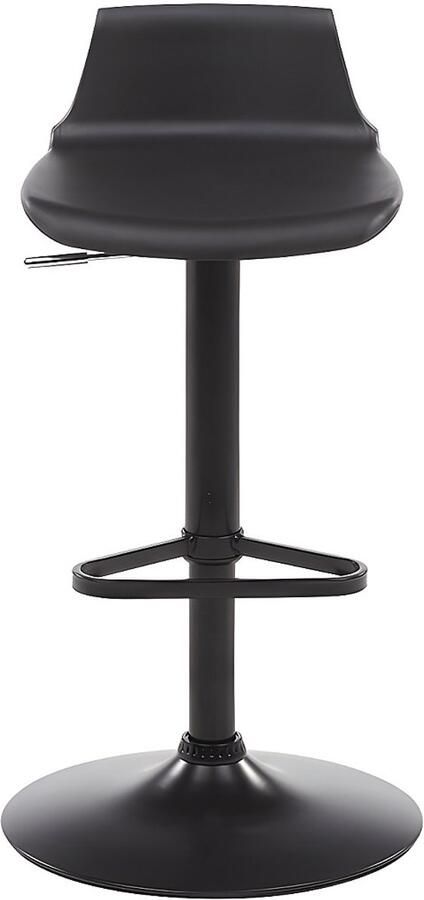 Vente-unique Set van 2 barkrukken CALAS Polypropyleen Zwart L 45 cm x H 95 cm x D 45 cm - Foto 4