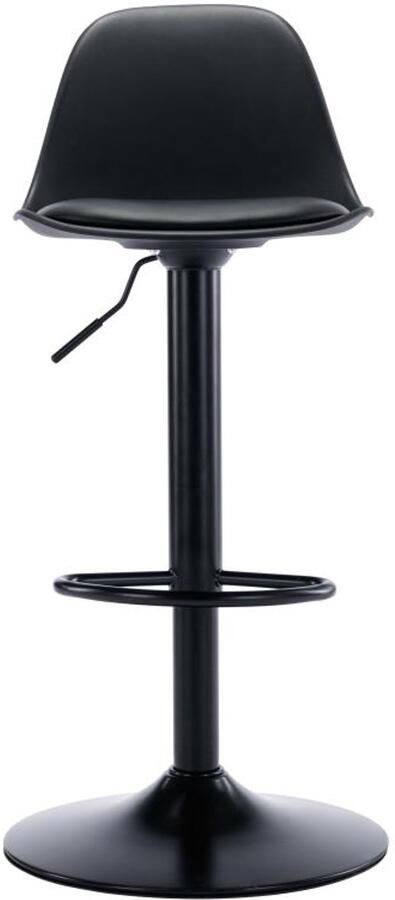 Vente-unique Set van 2 barkrukken van polypropyleen en metaal Zwart XAFI L 41 cm x H 101.5 cm x D 39 cm - Foto 2