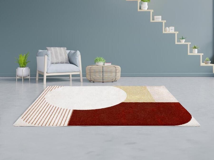 Vente-unique Shaggy design-tapijt 160 x 230 cm Meerdere kleuren IMPERIA L 230 cm x H 3 cm x D 160 cm