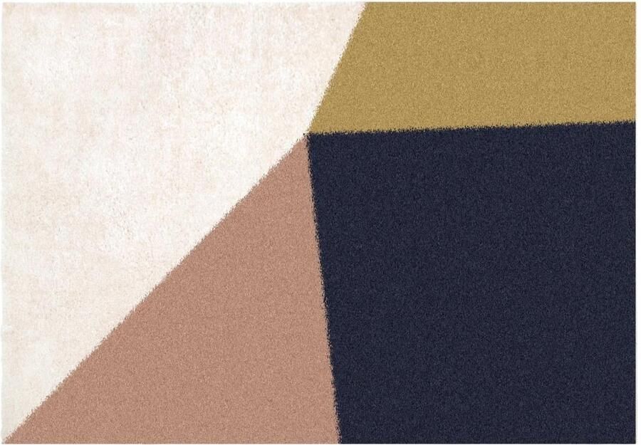 Vente-unique Shaggy geometrisch tapijt 160 x 230 cm Meerdere kleuren GATRONE L 230 cm x H 3 cm x D 160 cm