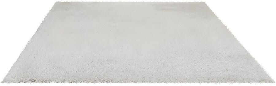 Vente-unique Shaggy hoogpolig vloerkleed in microvezel 120 x 170 cm Wit HARVEY L 170 cm x H 7 cm x D 120 cm - Foto 3