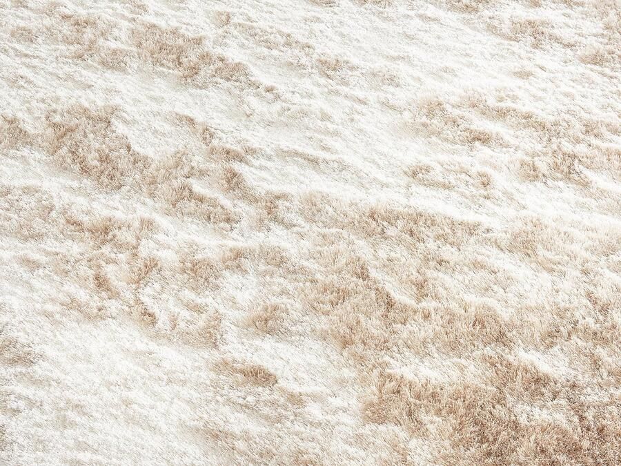 OZAIA Shaggy tapijt met lange ultrazachte haren 160 x 230 cm Beige DOLCE L 230 cm x H 4 cm x D 160 cm - Foto 2
